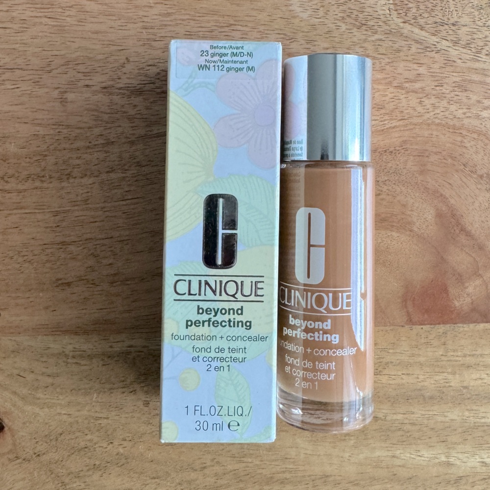Clinique Beyond Perfecting Foundation + Concealer WN112 ginger NEW in BOX! - Picture 5 of 12
